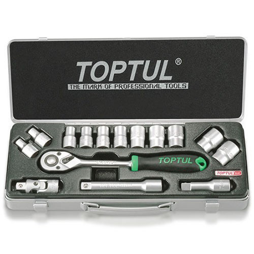 Набір інструменту TOPTUL 1/2" 15ед. (6-гр.) GCAD1502 Чернігів - фото 1