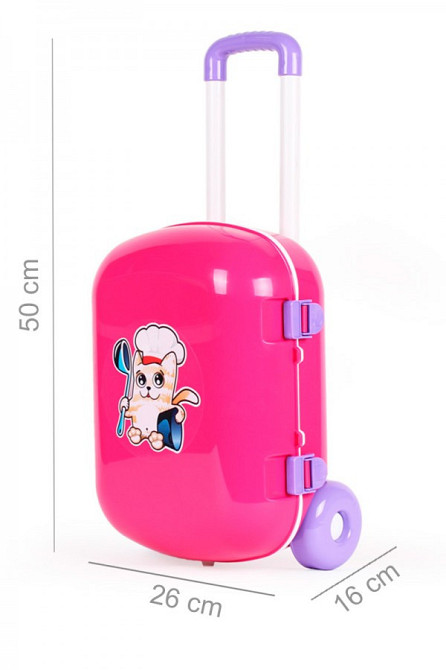 Игрушечная кухня с набором посуды 6061TXK в чемодане Винница - изображение 2