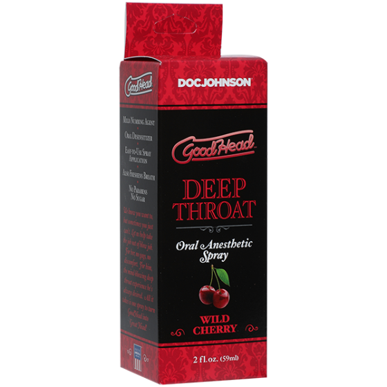 Спрей для минета Doc Johnson GoodHead DeepThroat Spray – Wild Cherry 59 мл для глубокого минета Sex Aura Киев