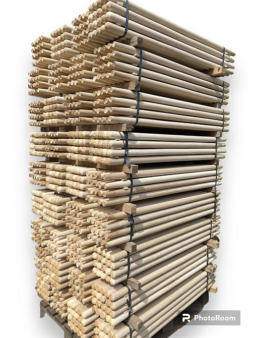 Держак 1,8 м, диаметр 30 мм (дерево-ясень) Харьков - изображение 1