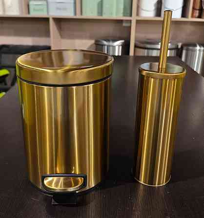Йоржик для унітазу підлоговий Mixxus Ellipse-TB0202 Brushed Gold (колір матове золото) (MI8401)   ( 21483 ) Харків