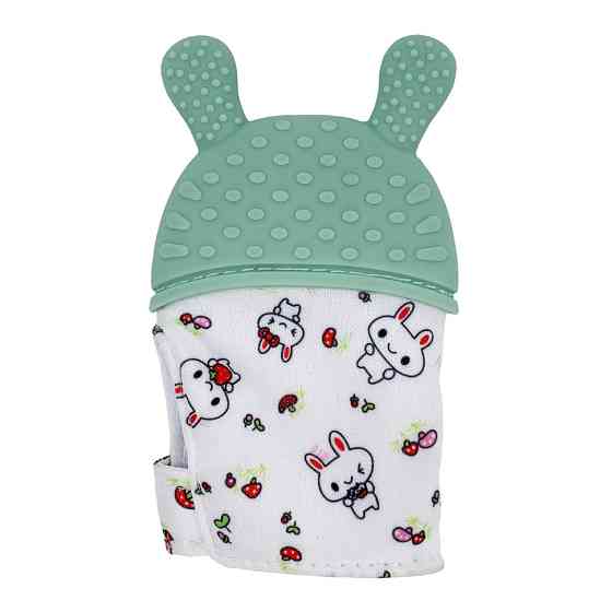 Прорізувач-рукавичка "Зайчик" MGZ-0404 (Green) на липучці Вінниця