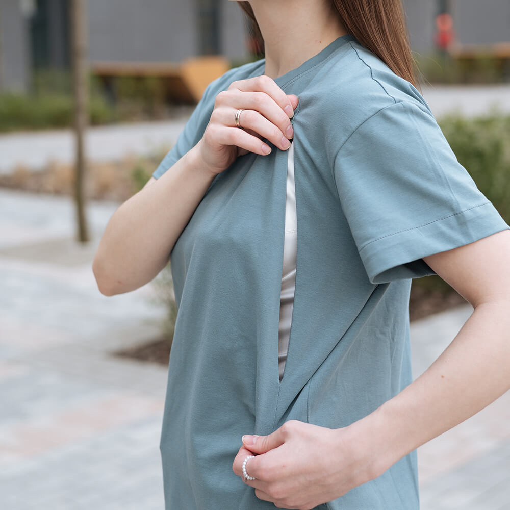 Футболка оверсайз для вагітних та годуючих Київ - фото 3