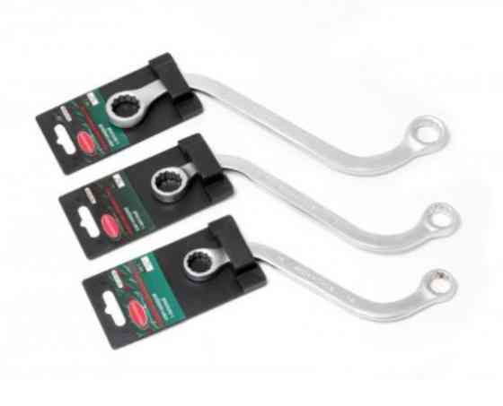 Ключ накидний S-подібний 16х17мм ROCKFORCE RF-7611617A Одесса