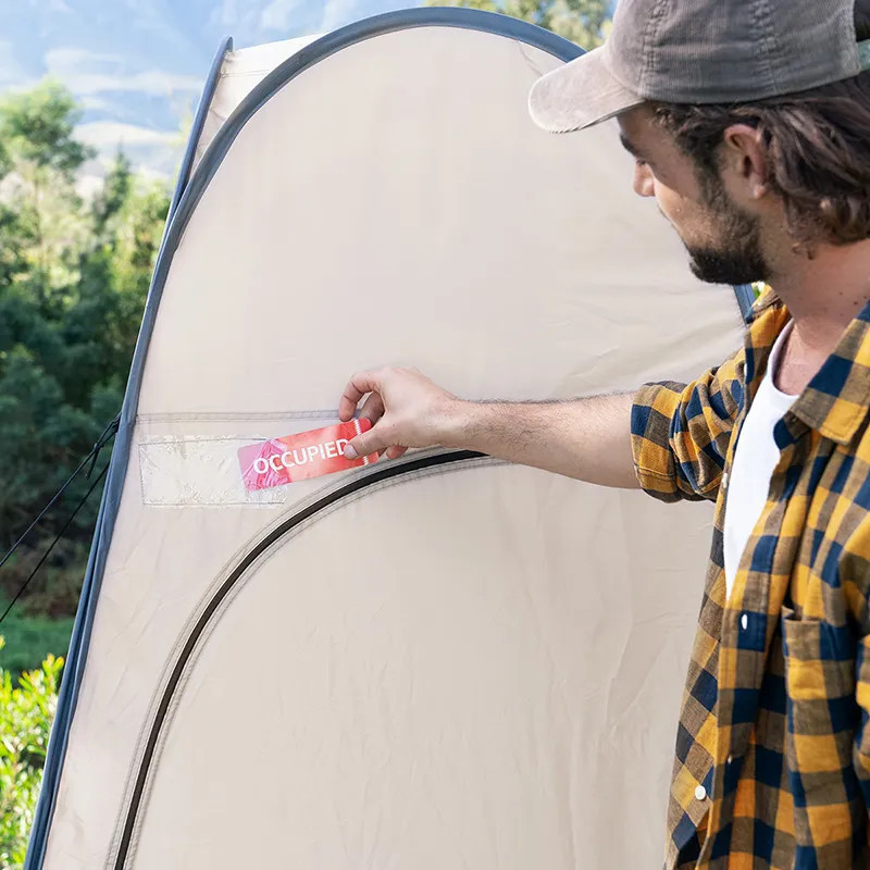 Душовий намет розкладний Naturehike NH17Z002-P, коричневий Ровно - изображение 7