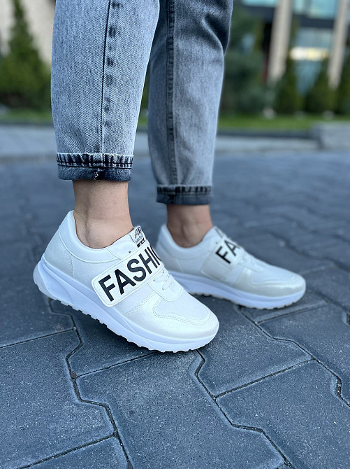 IDEAL Кросівки жіночі Ideal H10 білі (весна-осінь, еко-шкіра) (1528) лише 41р. Коломия - фото 5