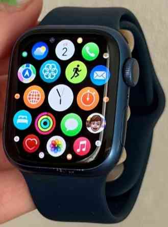 Смарт-Часи Apple Watch Series 7 41 mm. 97%акб. Blue Aluminium Case Abyss Blue. Київ