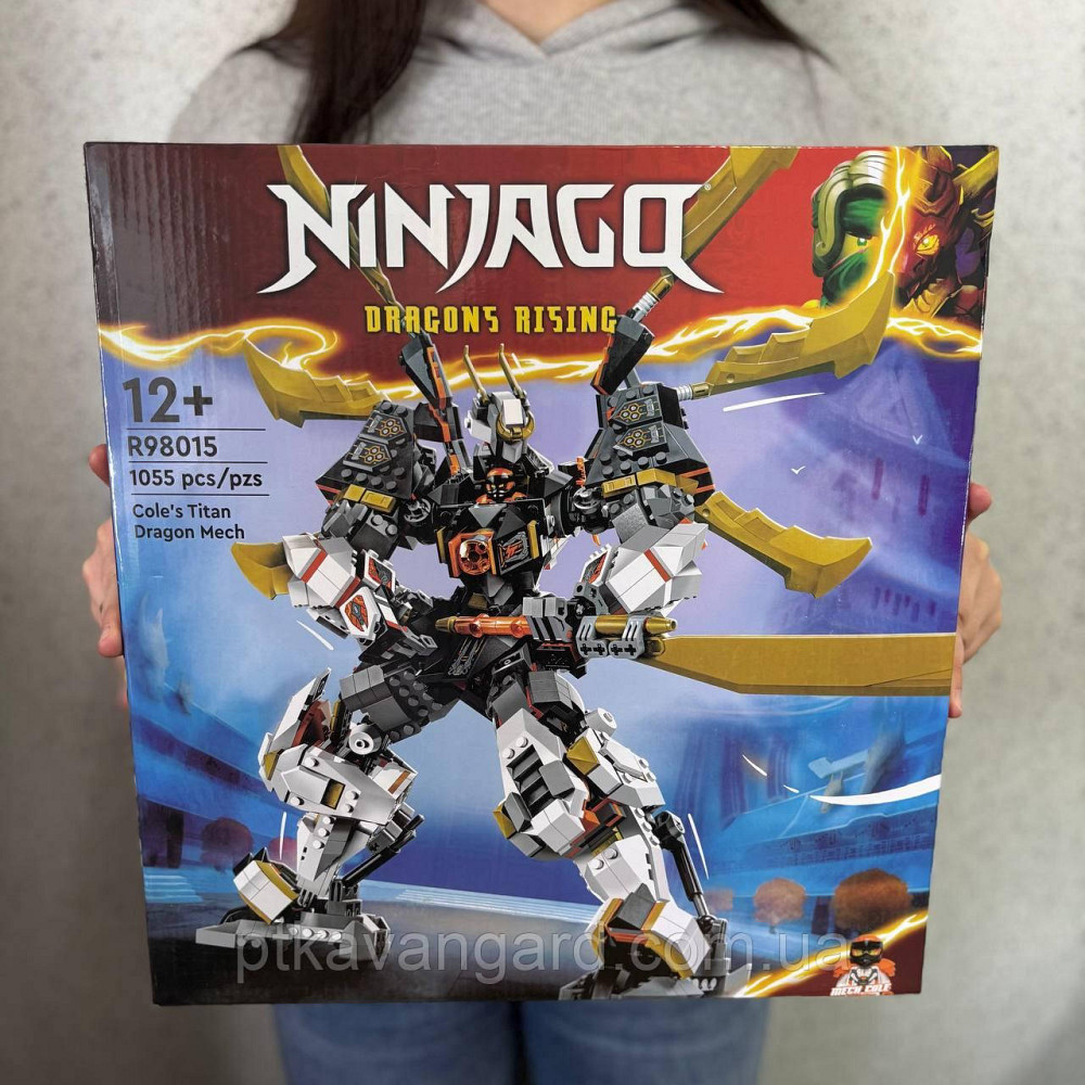 Конструктор блоковий Ninjago Титан-дракон Коула 1055 деталей R 98015 Хмельницький - фото 1