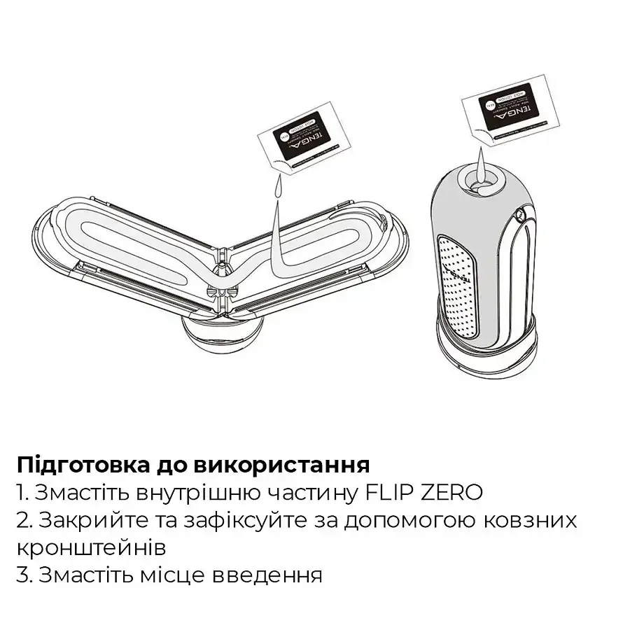 Мастурбатор Tenga Flip Zero White, змінна інтенсивність стимуляції, розкладний Львів - фото 7