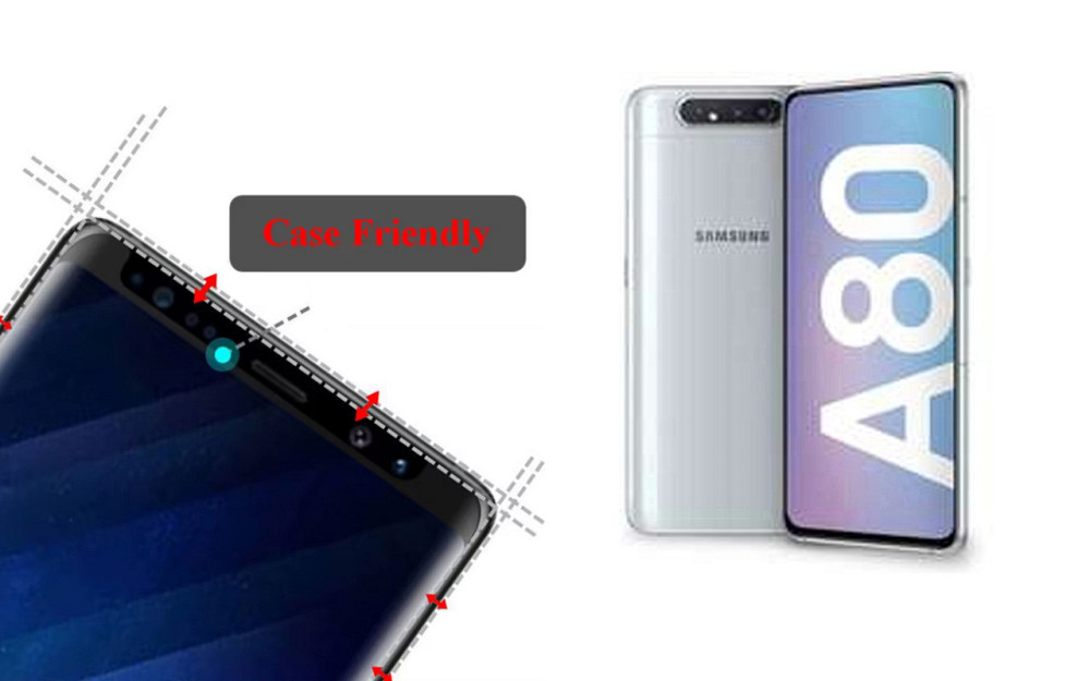 Защитное стекло HyperGlass Pro для Samsung Galaxy A80 2019 SM-A805 – максимальная чувствительность и защита Киев - изображение 4