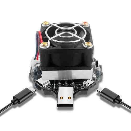 USB нагрузка электронная регулируемая 65Вт, нагрузочный резистор Atorch Винница