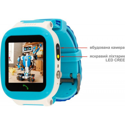 Смарт-годинник Amigo GO004 Splashproof Camera+LED Blue (746403) Вінниця - фото 3