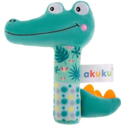 Брязкальце Akuku Плюшевий Крокодил (A0644) Вінниця - фото 1