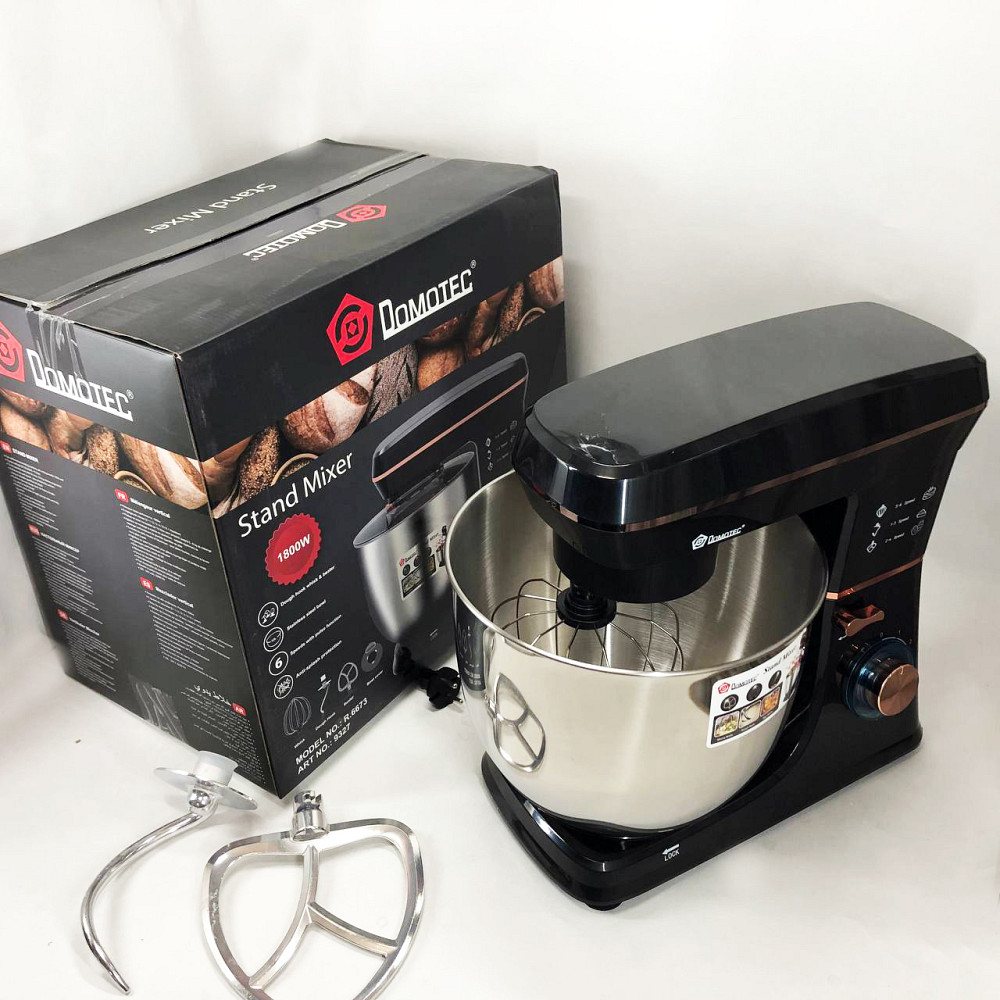 Миксер для взбивания кремов Domotec R 6673 12 л, Миксер с железной чашей, Тестомес с большой чашей PK-53 Львов - изображение 14