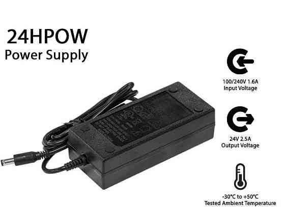 Блок живлення Mikrotik 24HPOW (24 V, 2.5 A, живлення для будь-яких RouterBOARD моделей) Харків