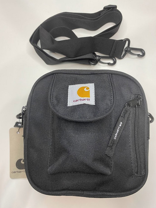 Сумка через плече Carhartt Кархарт 17х17х7 чорний Запоріжжя - фото 3