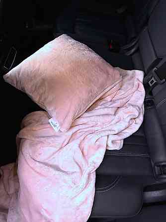 Ecotton Набір для подорожі Ecotton 2 в 1 Подушка 40х40 плед 110х140 рожевий Киев