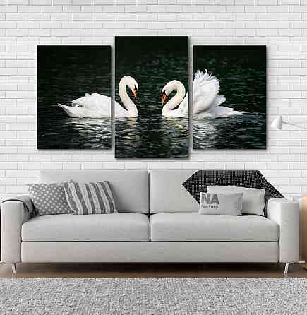 Модульная картина Лебеди Art-182_3 Киев