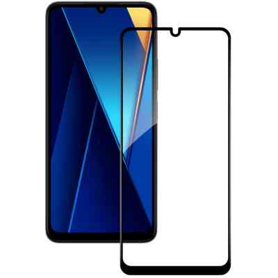 Стекло защитное ACCLAB Full Glue Xiaomi Poco C65 Black (1283126583636) Винница