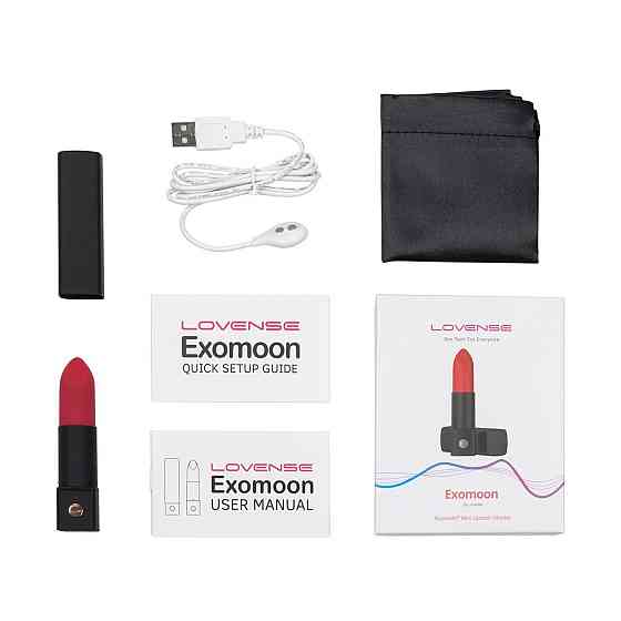 Вибратор-помада Lovense Exomoon, работает через приложение Sex Aura Киев