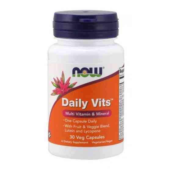 Витаминно-минеральный комплекс NOW Foods Daily Vits 30 Veg Capsules Луцк