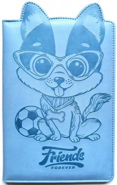 Блокнот дитячий А5/64 арк. "Bourgeois" чисті аркуші, шкірзам обкл, 9327, шт Київ - фото 1