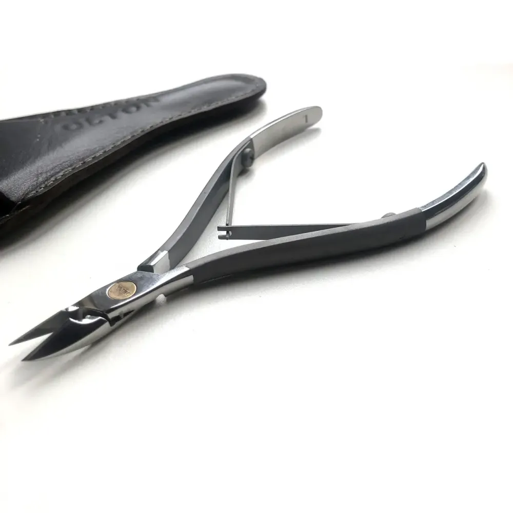 OLTON профессиональные кусачки для кутикулы L (накожницы), титановая длина режущей части – 10-13 мм. Киев - изображение 2