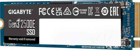 Накопичувач SSD 500 GB Gigabyte Gen3 2500E M.2 PCIe NVMe 3.0 x4 3D TLC (G325E500G) ( 22101 ) Харьков