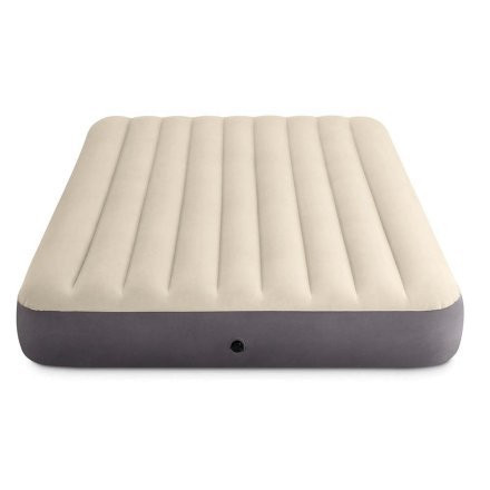 Двухместный надувной матрас Intex 203 х 152 см бежевый Киев - изображение 1