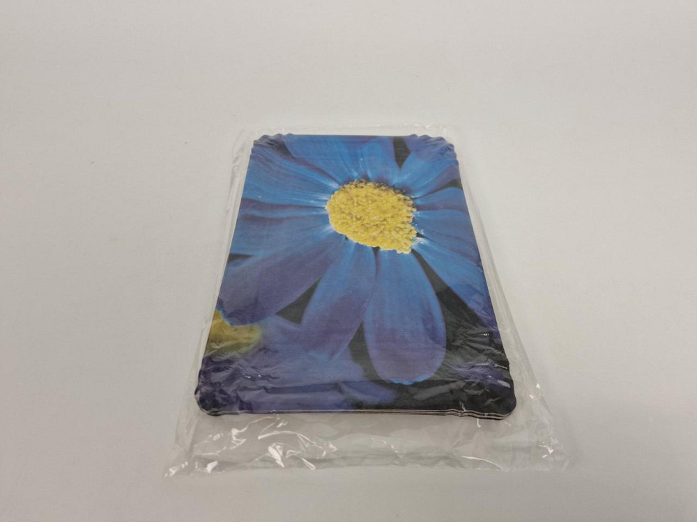 Тарілки святкові паперові 15 * 22 см "No18" Синя Ромашка 10 шт (1 пачка) Харків - фото 2