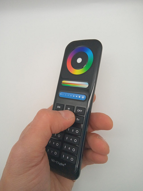 Milight Пульт керування 8-ми зонний чорний Dual White/RGB/RGBW/CCT Київ - фото 6