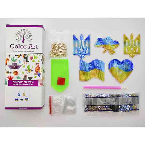 Набір брелків алмазна викладка "Щенячий патруль" BR46, 6 шт Вінниця