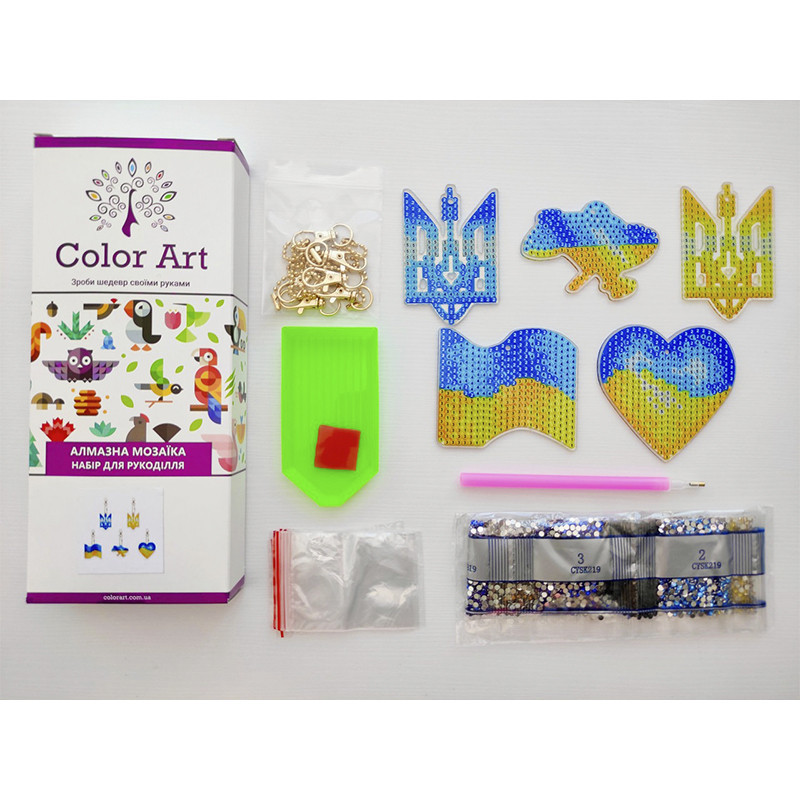 Набор брелков алмазная выкладка 