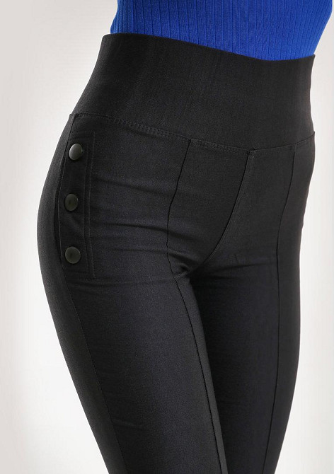 Демисезонные лосины леггинсы Daily джинс-коттон на флисе Киев - изображение 8