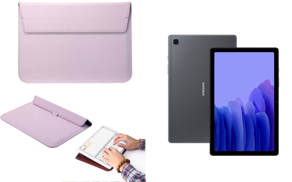 Чехол-конверт VitoCase для Samsung Galaxy Tab A7 10.4 2020 T505, с функцией подставки для планшета Фиолетовый Киев - изображение 1
