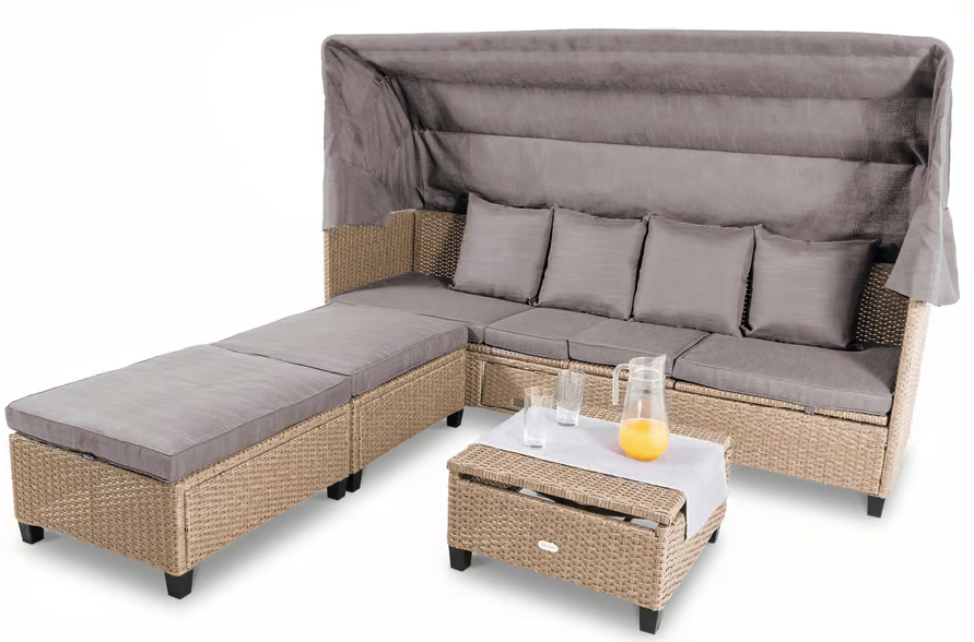 Комплект садових меблів Di Volio Luca бежево-сірий Киев - изображение 1