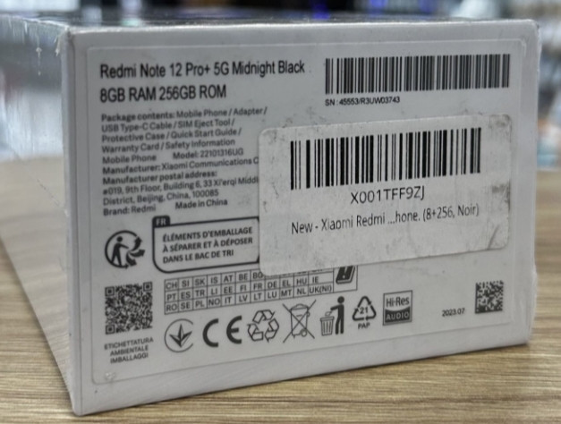 Смартфон: Xiaomi Redmi Note 12 Pro Plus 8/256GB Black Киев - изображение 2