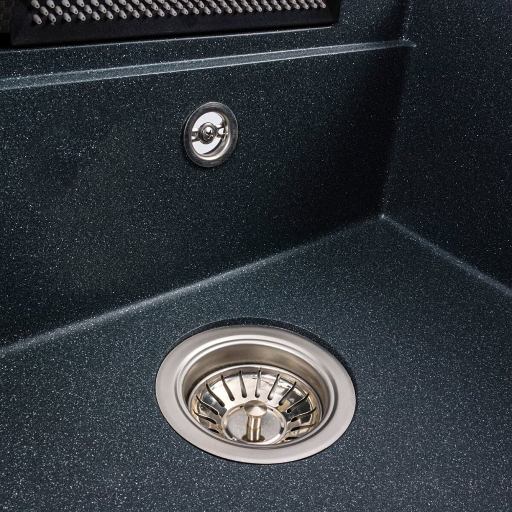 VALESO Гранітна мийка VALESO VIVA 5149 матова Антрацит Киев - изображение 8