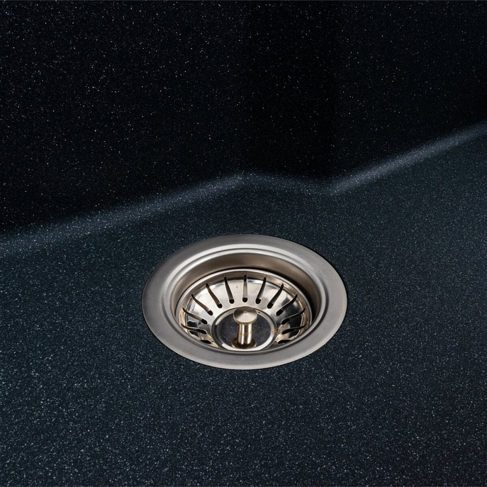 VALESO Гранітна мийка для кухні VALESO NIKA 7545 матова Антрацит Киев - изображение 6