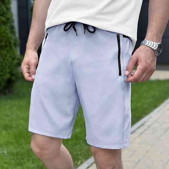 Чоловічі шорти прямого крою сірі Pobedov Vil'nyy Київ