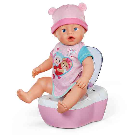 Інтерактивний унітазик для ляльки Baby Born – Маленький туалет (звук) Дніпро