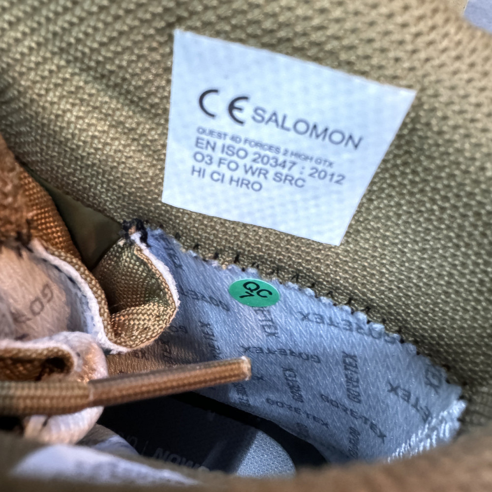 Берці тактичні Salomon QUEST 4D Forces 2 High GTX, р. 40 2/3 (7), колір Койот, GoreTex, берці армійські, (L47234200) Solmir Київ - фото 2