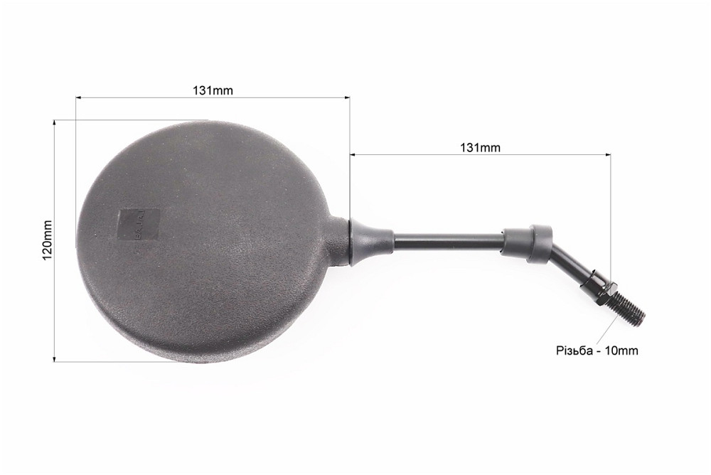 Дзеркала к-кт Круглі-чорні "МОТО", м10 Киев - изображение 2