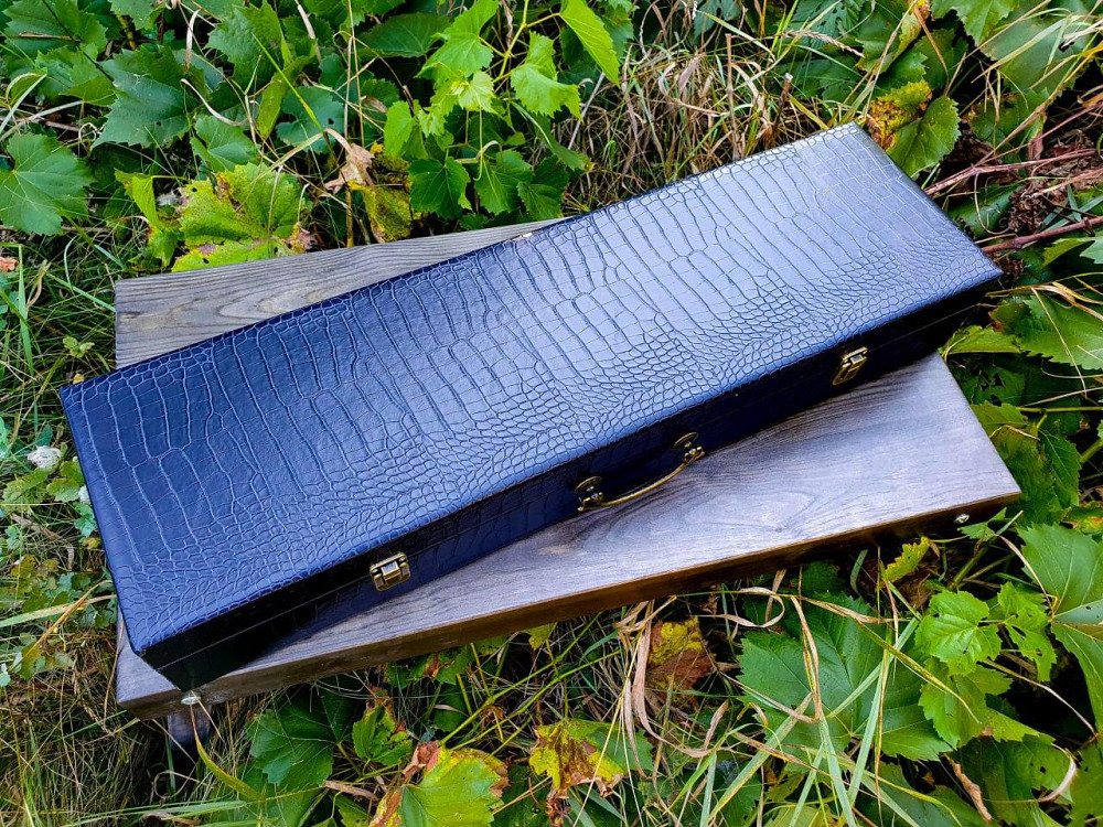 Ідеальний подарочний набір для шашлика в кожаному кейсі ідеальний подарунок військовому VIP 9 Тернопіль - фото 8