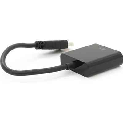 Перехідник HDMI M to VGA F 0.1m 4K/2K black Voltronic (YT-C-HDMI(M)/VGA(F)-B) Вінниця