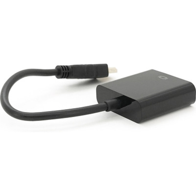 Перехідник HDMI M to VGA F 0.1m 4K/2K black Voltronic (YT-C-HDMI(M)/VGA(F)-B) Вінниця - фото 1