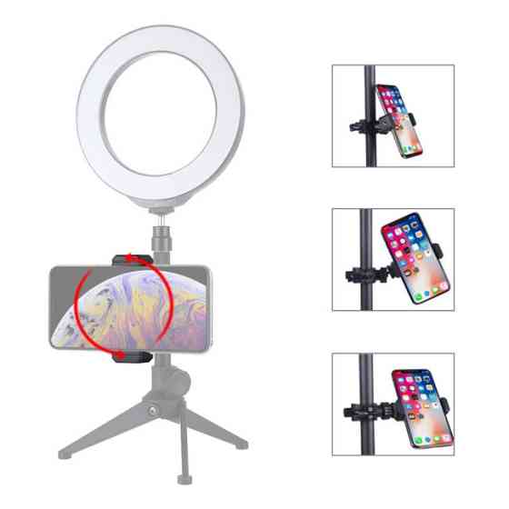 Держатель для телефона на трубу устойчивую руль велосипеда 17-35мм Puluz PU266 Киев