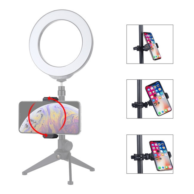 Держатель для телефона на трубу устойчивую руль велосипеда 17-35мм Puluz PU266 Киев - изображение 2