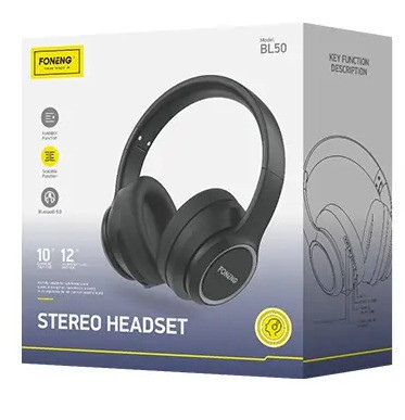 Bluetooth-гарнітура Foneng BL50 Bluetooth Headset (BL50-BH) Чорний Харків - фото 4