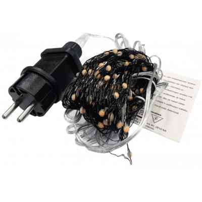 Гірлянда Luca Lighting Струна чорна 18 м теплий білий (8718861853162) Вінниця